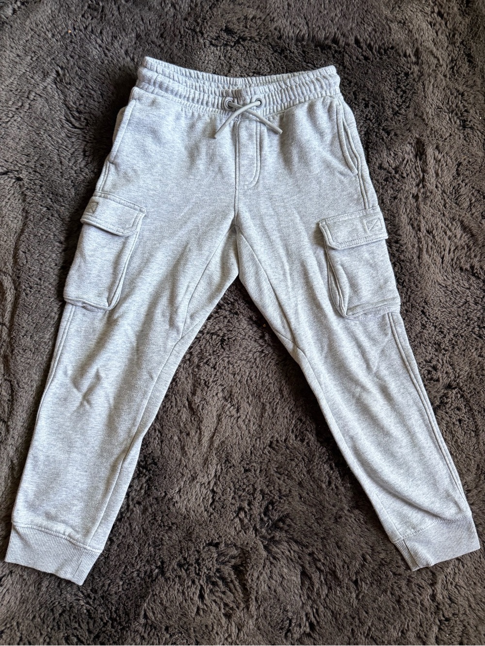 All In Motion Light Gray Cargo Joggers Kids size M/8
